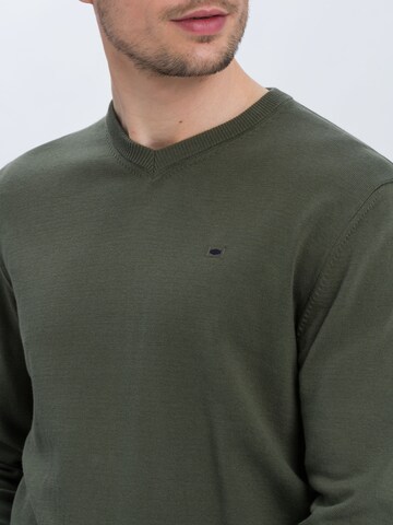 Cross Jeans Sweater '34229' in Green