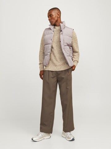 JACK & JONES Brezrokavnik 'JJEBradley' | bež barva
