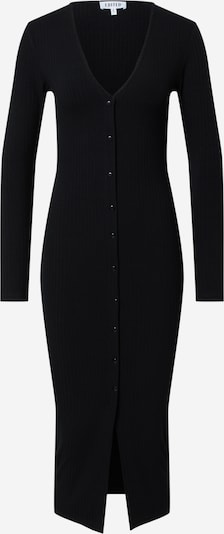 EDITED Gebreide jurk 'Lacie' in de kleur Zwart, Productweergave