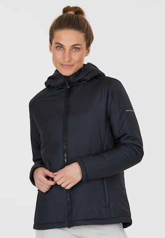 ENDURANCE Athletic Jacket 'Lila' in Black: front