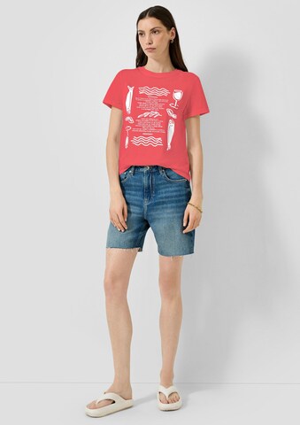 T-shirt QS en rouge