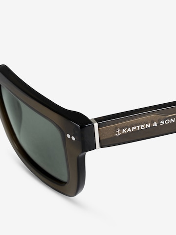 Kapten & Son Zonnebril 'Phoenix Transparent Olive Green' in Groen