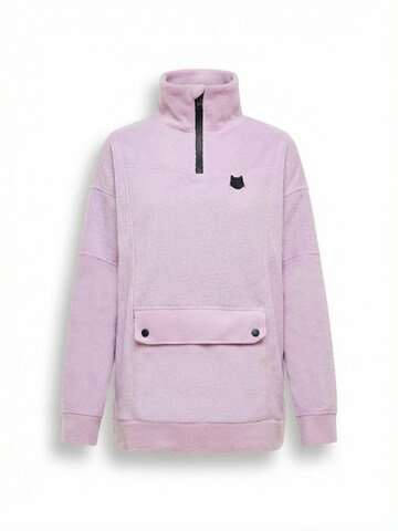 Giacca di pile di Cat e Lolette in lilla: frontale