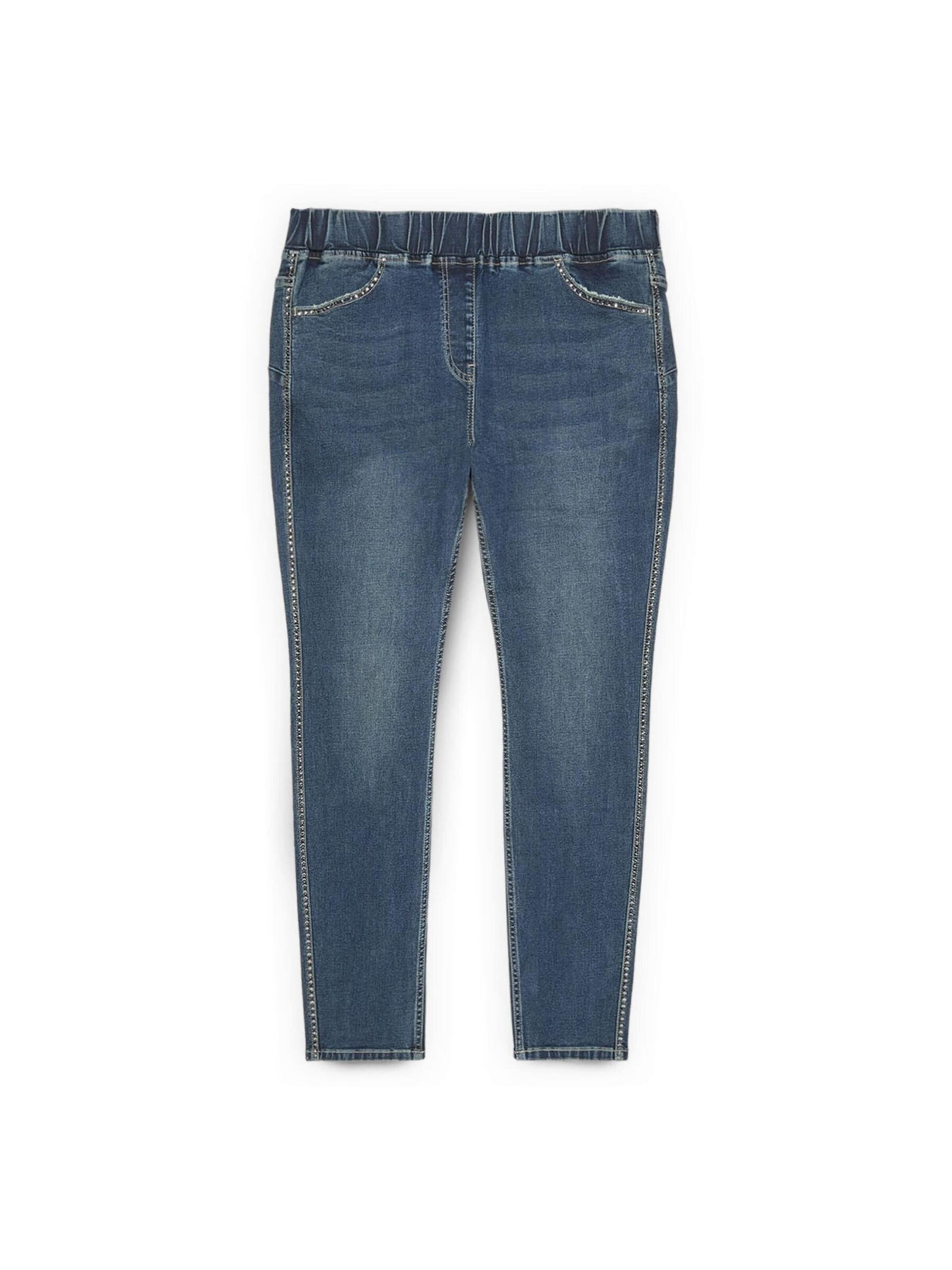 Fiorella Rubino Skinny Jeans in Blauw: voorkant
