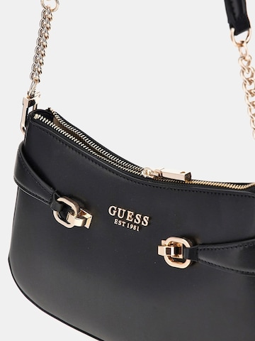 GUESS Schultertasche 'Lorelei' in Schwarz