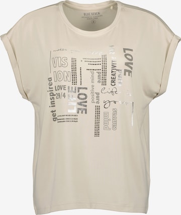 BLUE SEVEN - Camiseta en beige: frente