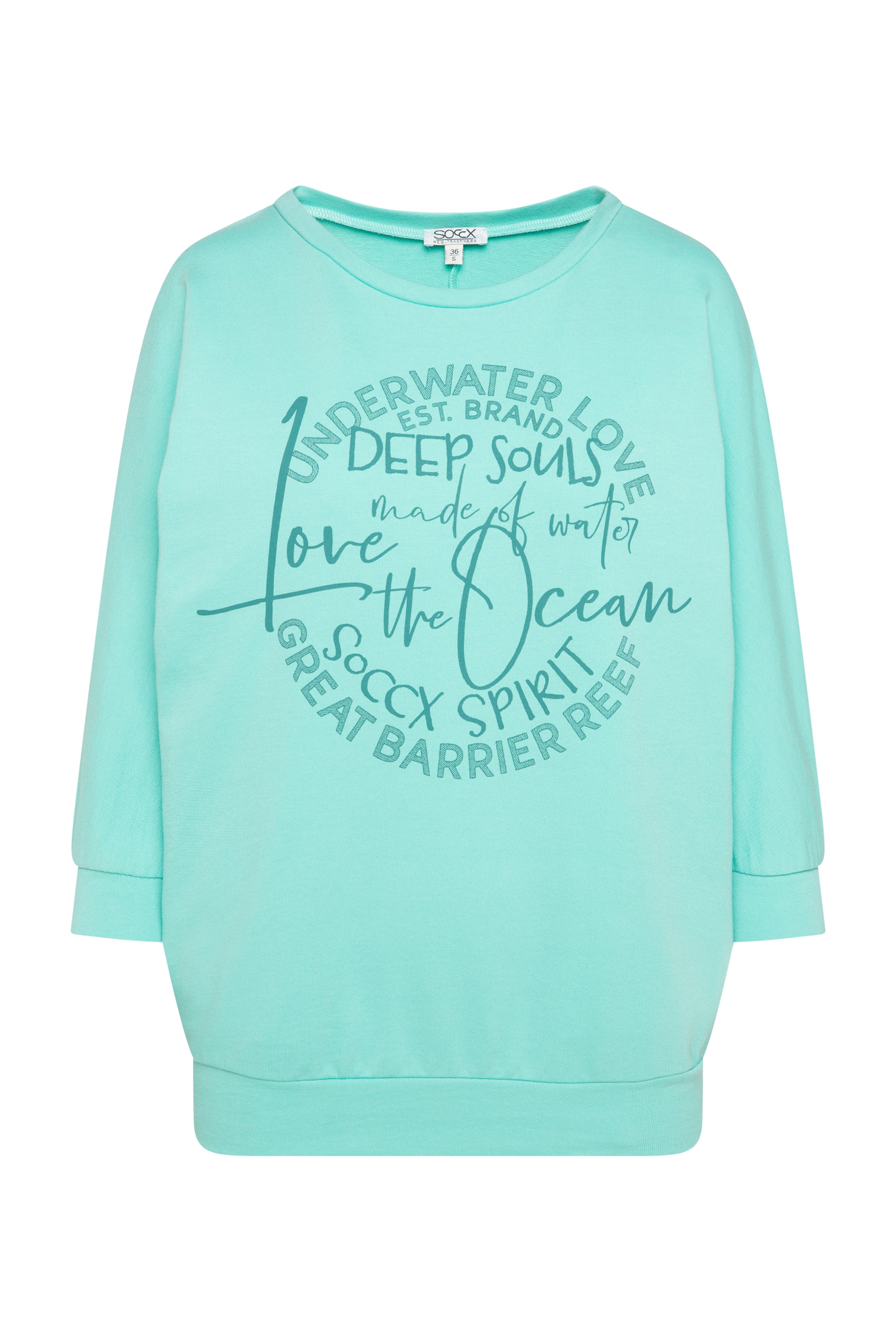 Soccx Sweatshirt in Blue: front