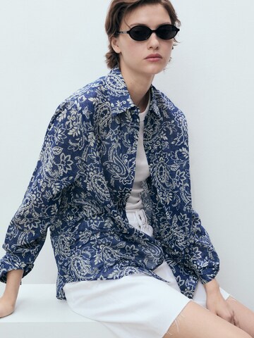 MANGO Blouse 'NEMO' in Blue