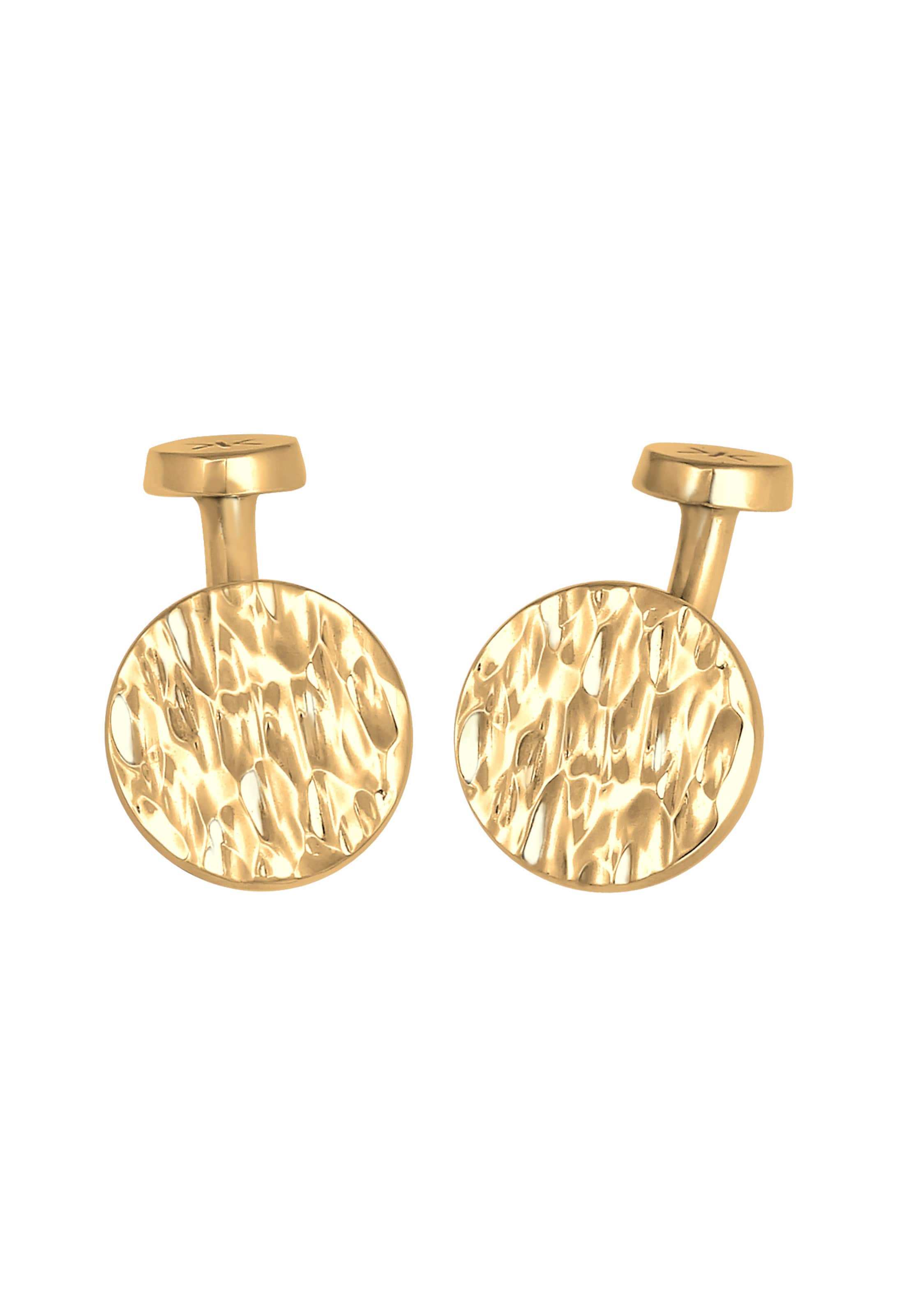 Boutons de manchette 'Geo' KUZZOI en or : devant