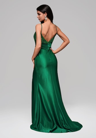 Ombre Evening Dress in Green