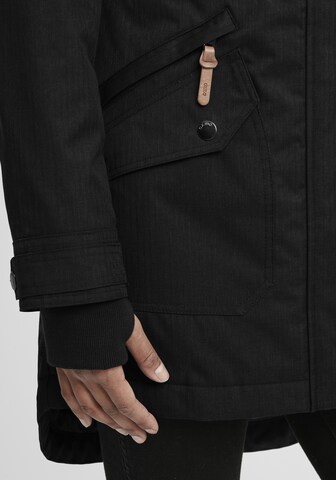 Oxmo Between-seasons parka 'Bella' in Black