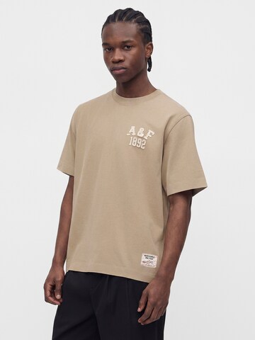 T-Shirt Abercrombie & Fitch en marron