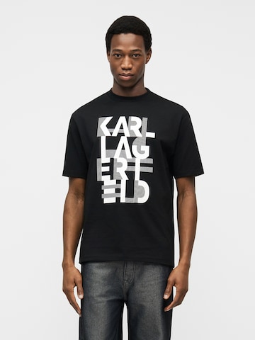 Karl Lagerfeld Tričko - Čierna: predná strana