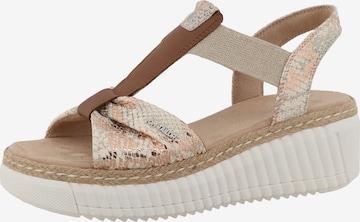 TOM TAILORSandale - bež boja: prednji dio