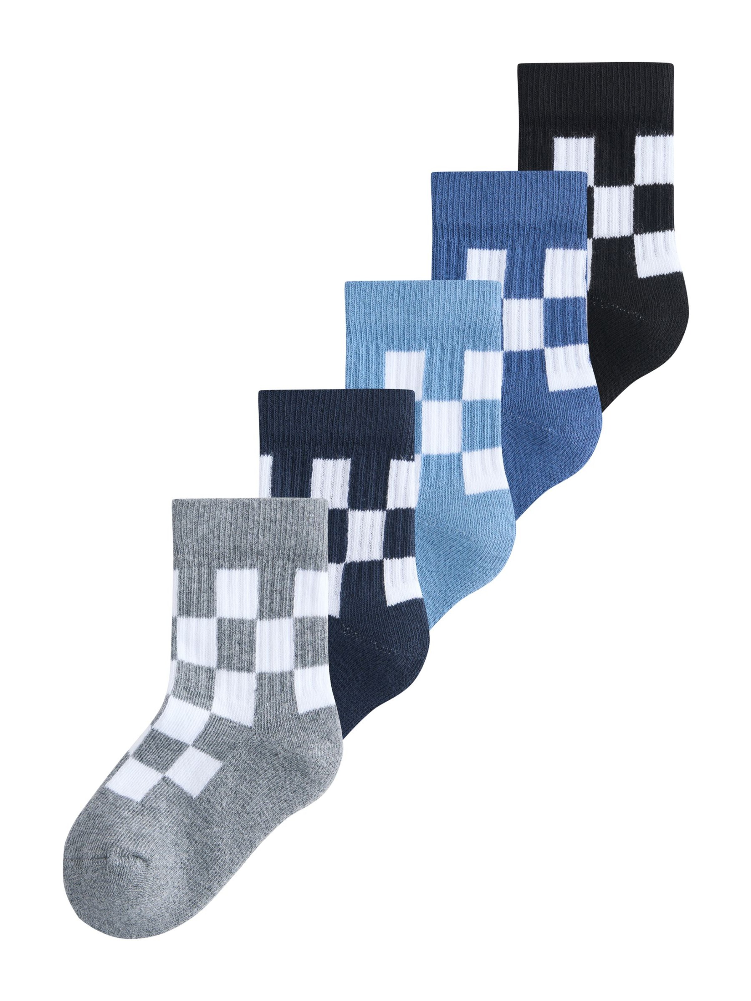 Next Къси чорапи в синьо: отпред