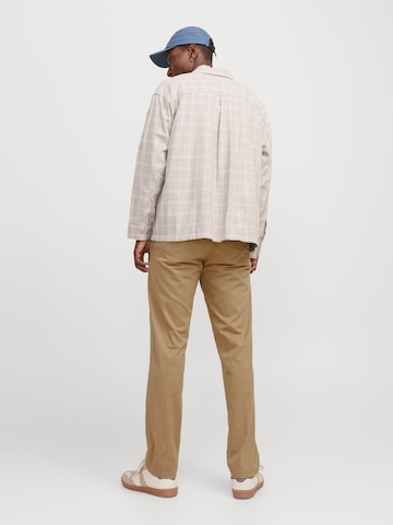 JACK & JONES Regular Chinobukse 'JPSTKANE BARRET' i brun