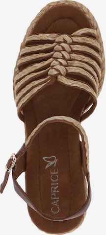Sandales à lanières CAPRICE en marron