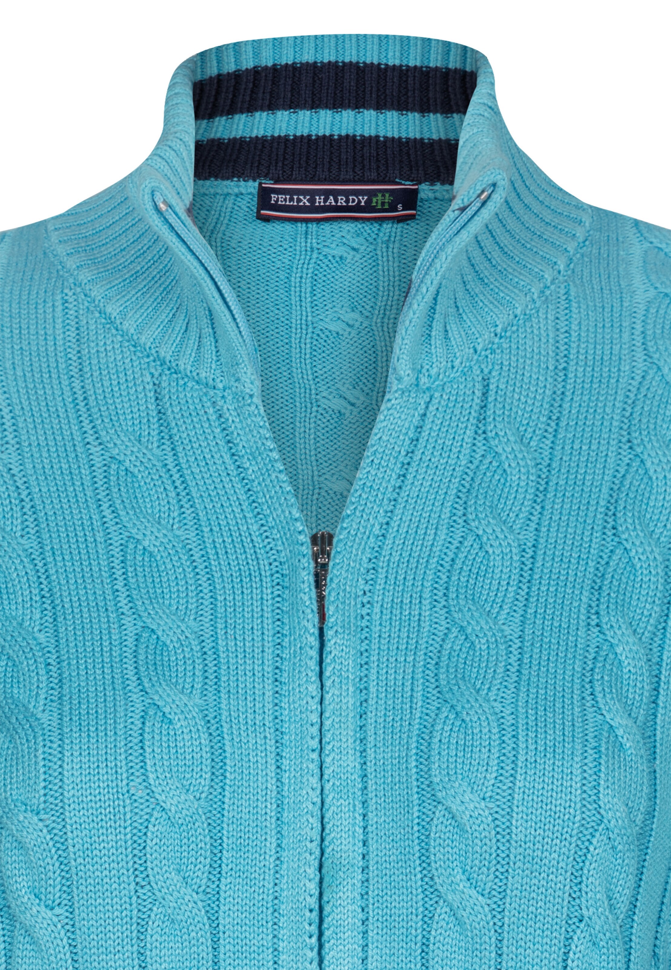 Felix Hardy Knit cardigan in Blue