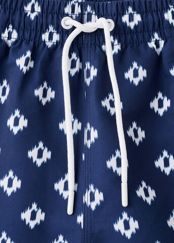 MANGO MAN Board Shorts 'Tye' in Blue