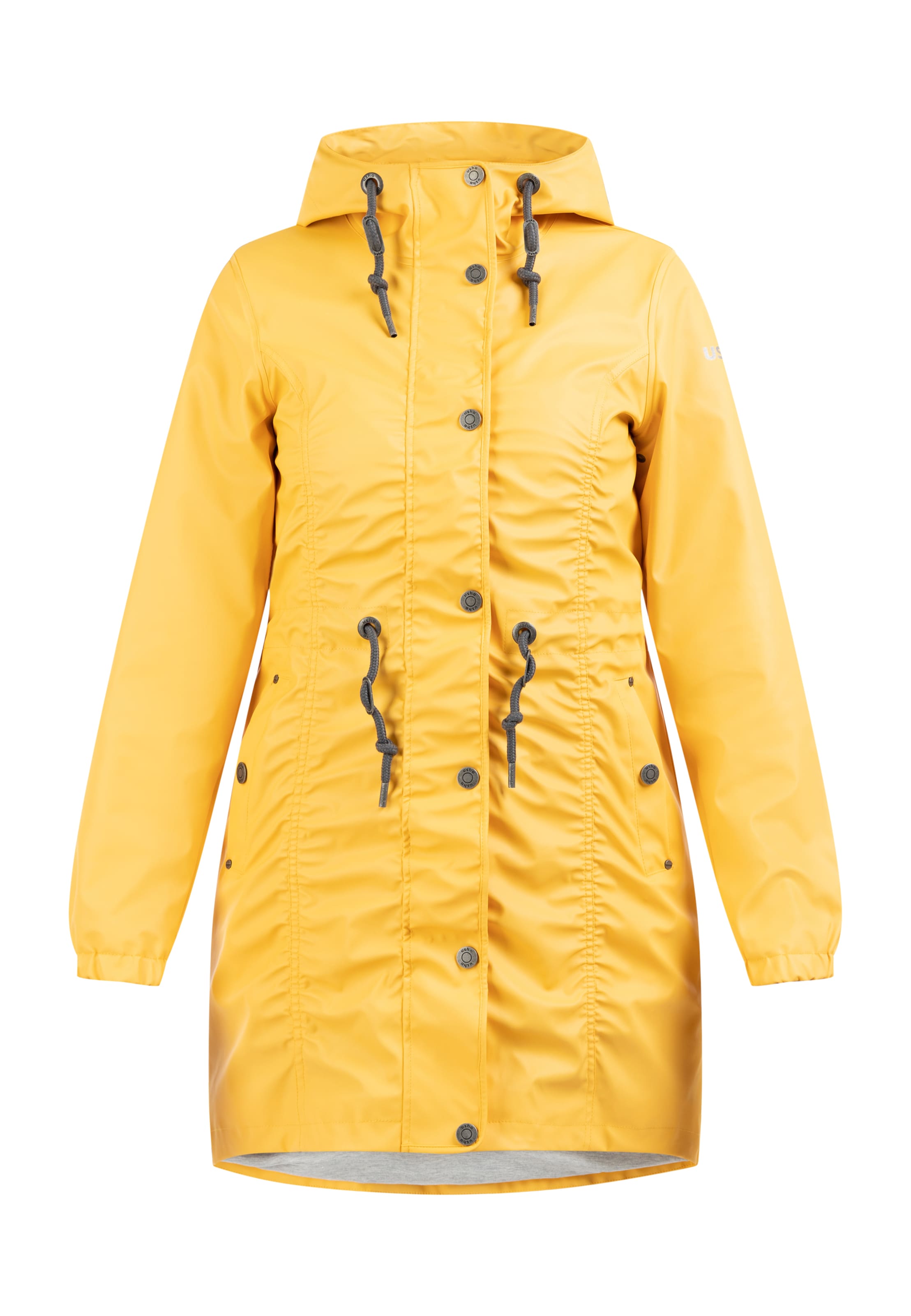 Manteau mi-saison FELIPA en jaune : devant