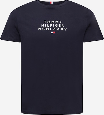 TOMMY HILFIGER - Camiseta en azul: frente