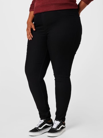 Coupe slim Jeggings 'ANA' EVOKED en noir : devant