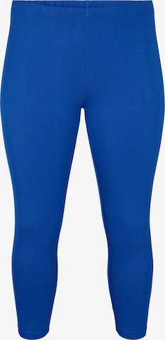 Zizzi Leggings in Blauw: voorkant