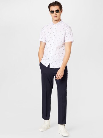 BURTON MENSWEAR LONDON Regular fit Overhemd in Wit