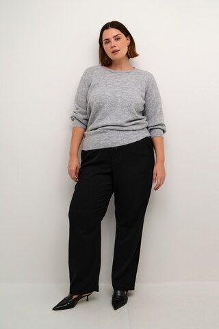 KAFFE CURVE Sweater 'KC Merida' in Grey
