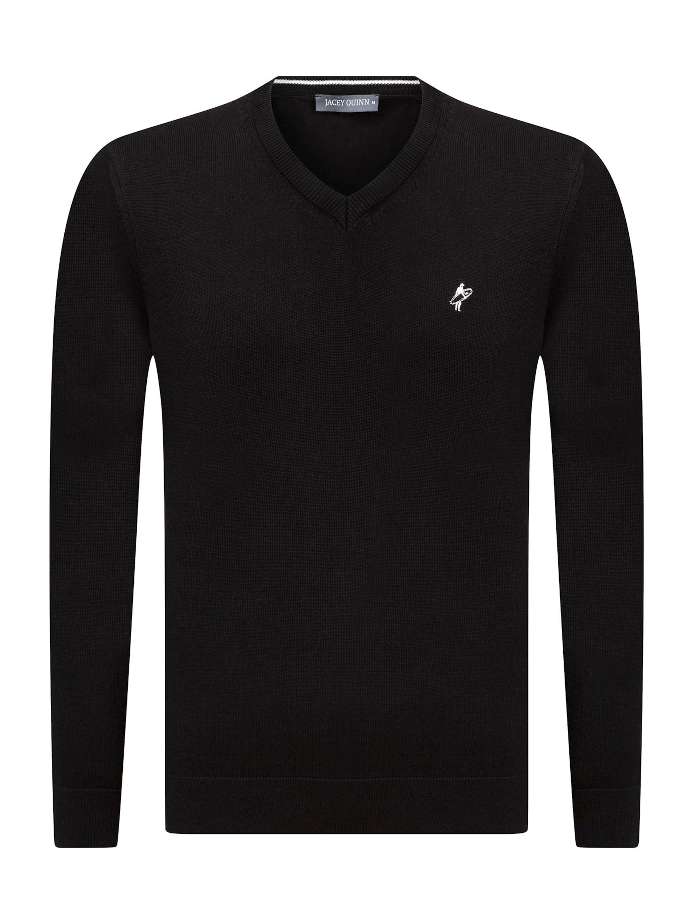 Pull-over Jacey Quinn en noir : devant