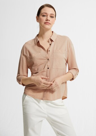 COMMA Blouse in Beige: voorkant