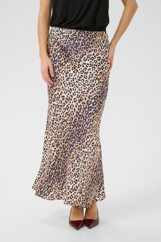 Jupe 'Leona Berna' CULTURE en beige : devant