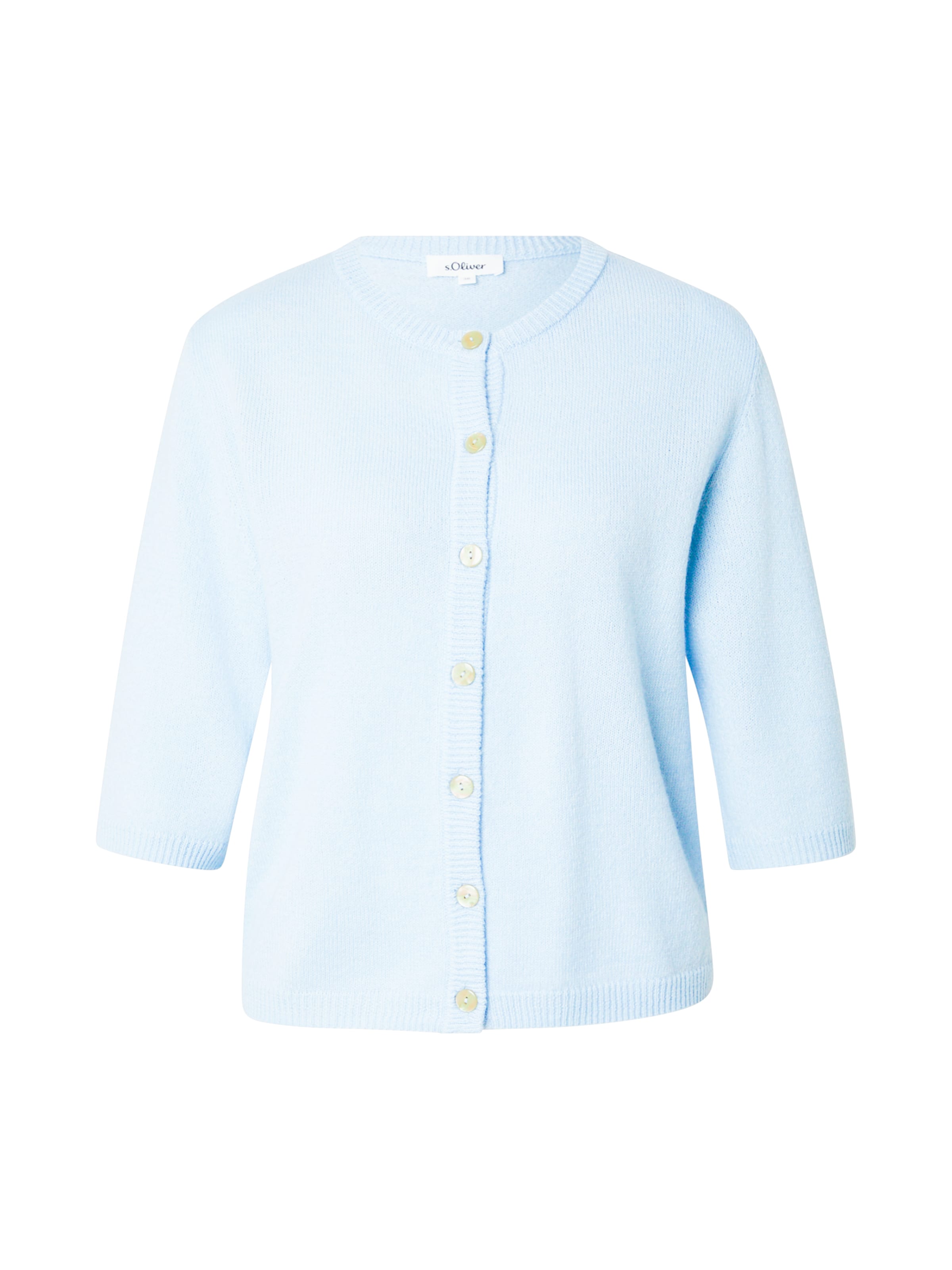 Geacă tricotată de la s.Oliver pe albastru: față