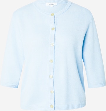 Geacă tricotată de la s.Oliver pe albastru: față