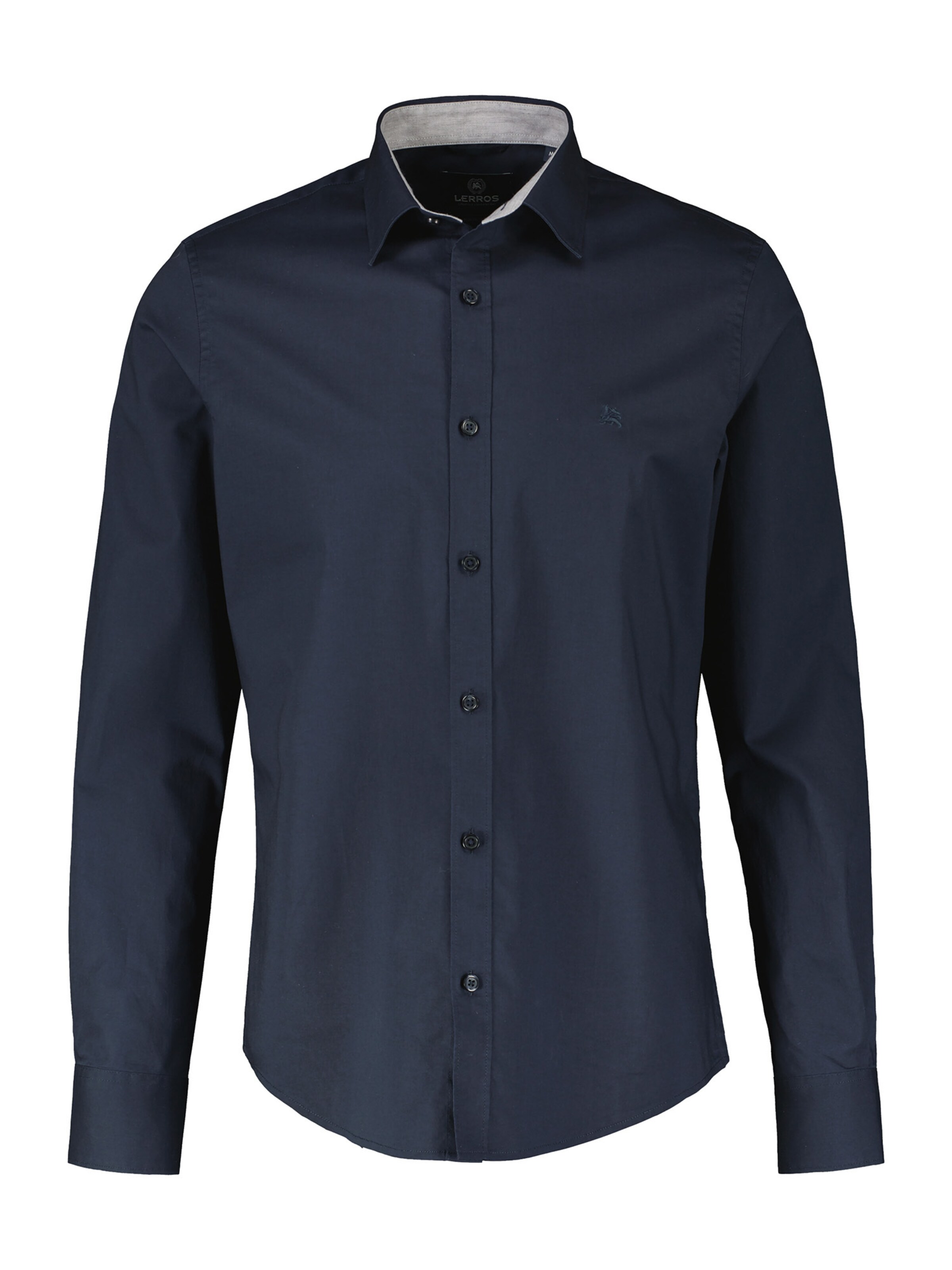 LERROS Regular fit Overhemd in Blauw: voorkant