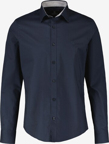 LERROS Regular fit Button Up Shirt in Blue: front