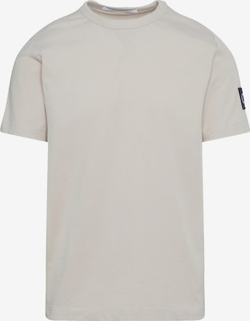 T-Shirt Calvin Klein Jeans en beige : devant