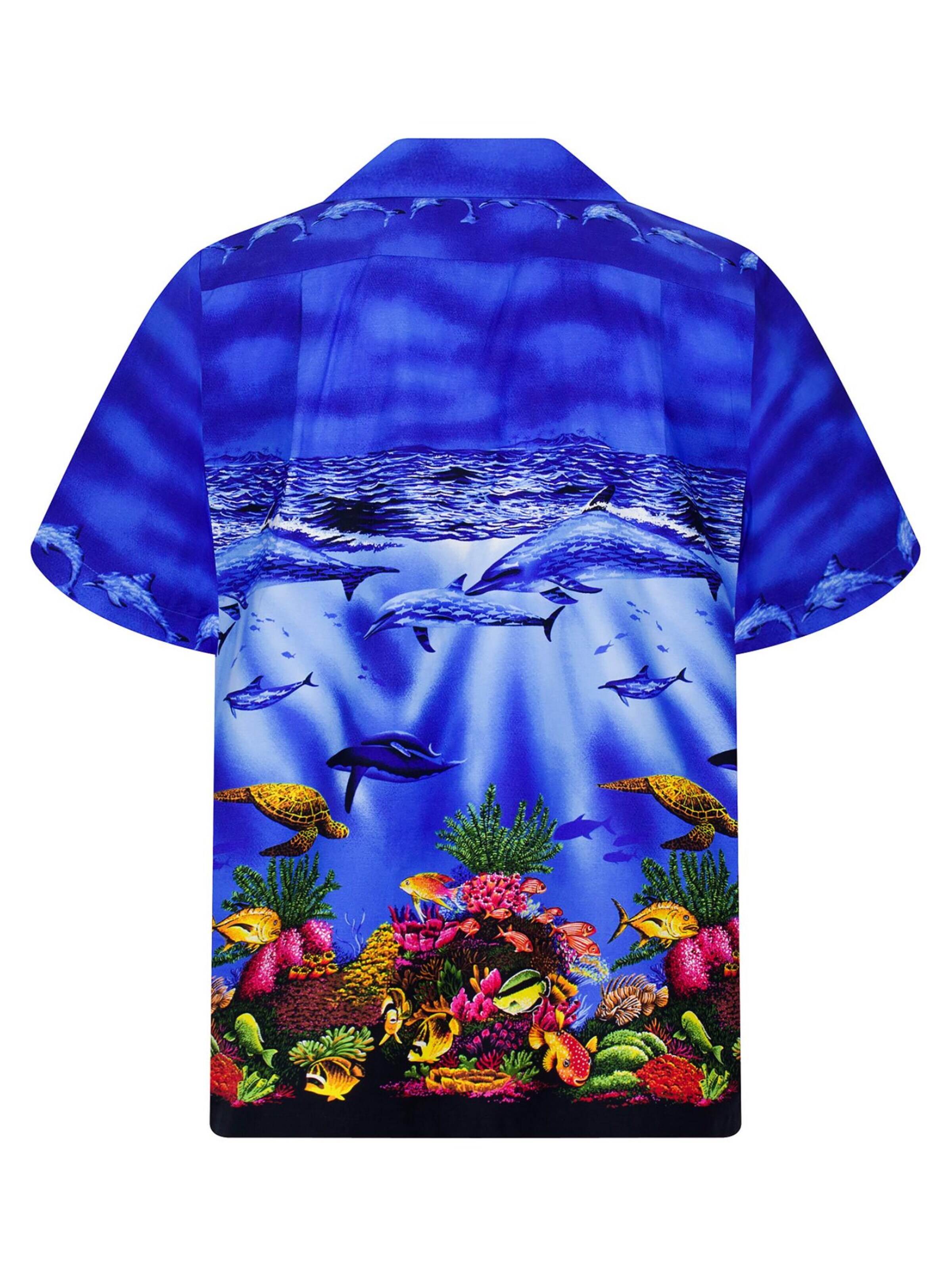 KY's Regular Fit Hemd 'Delfine'‌‌‌‌‌ in Blau