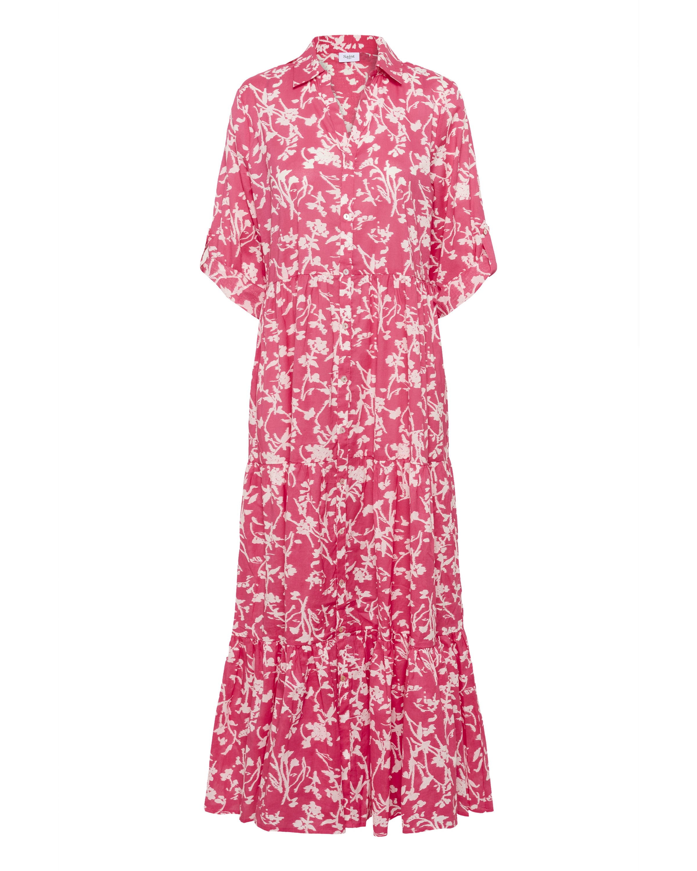 Robe-chemise 'ZusS' SAINT TROPEZ en rose : devant