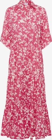 Robe-chemise 'ZusS' SAINT TROPEZ en rose : devant