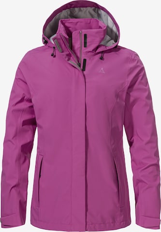 Schöffel Outdoor jacket in Pink: front