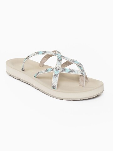 Minnetonka Teenslipper 'Hanna' in Wit