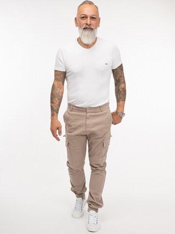 Rock Creek Tapered Cargo Pants in Beige