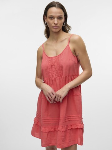 VERO MODA Jurk 'VMPretty' in Oranje