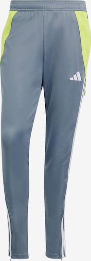 ADIDAS PERFORMANCE Sportske hlače 'Tiro 24' veličine S/regular u limeta zelena / siva / prljavo bijela, Pregled proizvoda