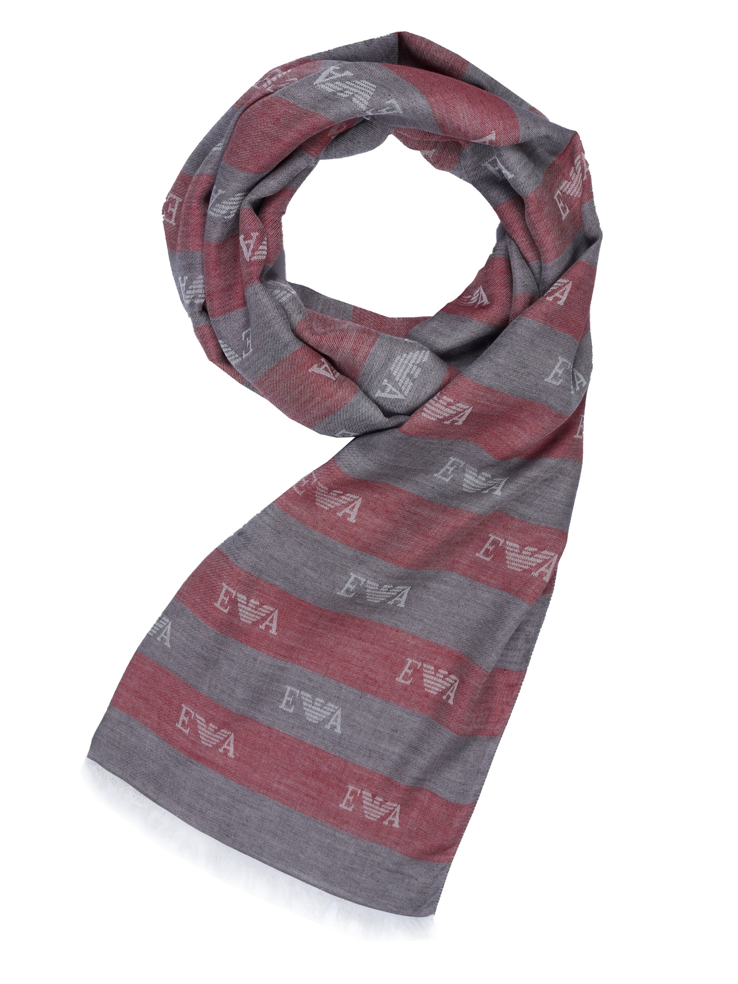 Écharpe 'Emporio Armani Schal' ARMANI en gris : devant