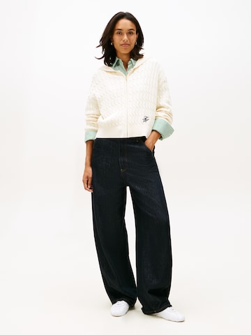 TOMMY HILFIGER Knit Cardigan in Beige