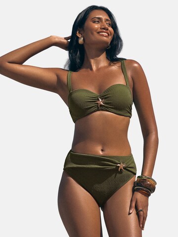 love & roses Bikinihose in Grün: Vorderseite