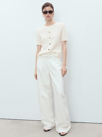 MANGO Knit cardigan 'TOTI' in Beige
