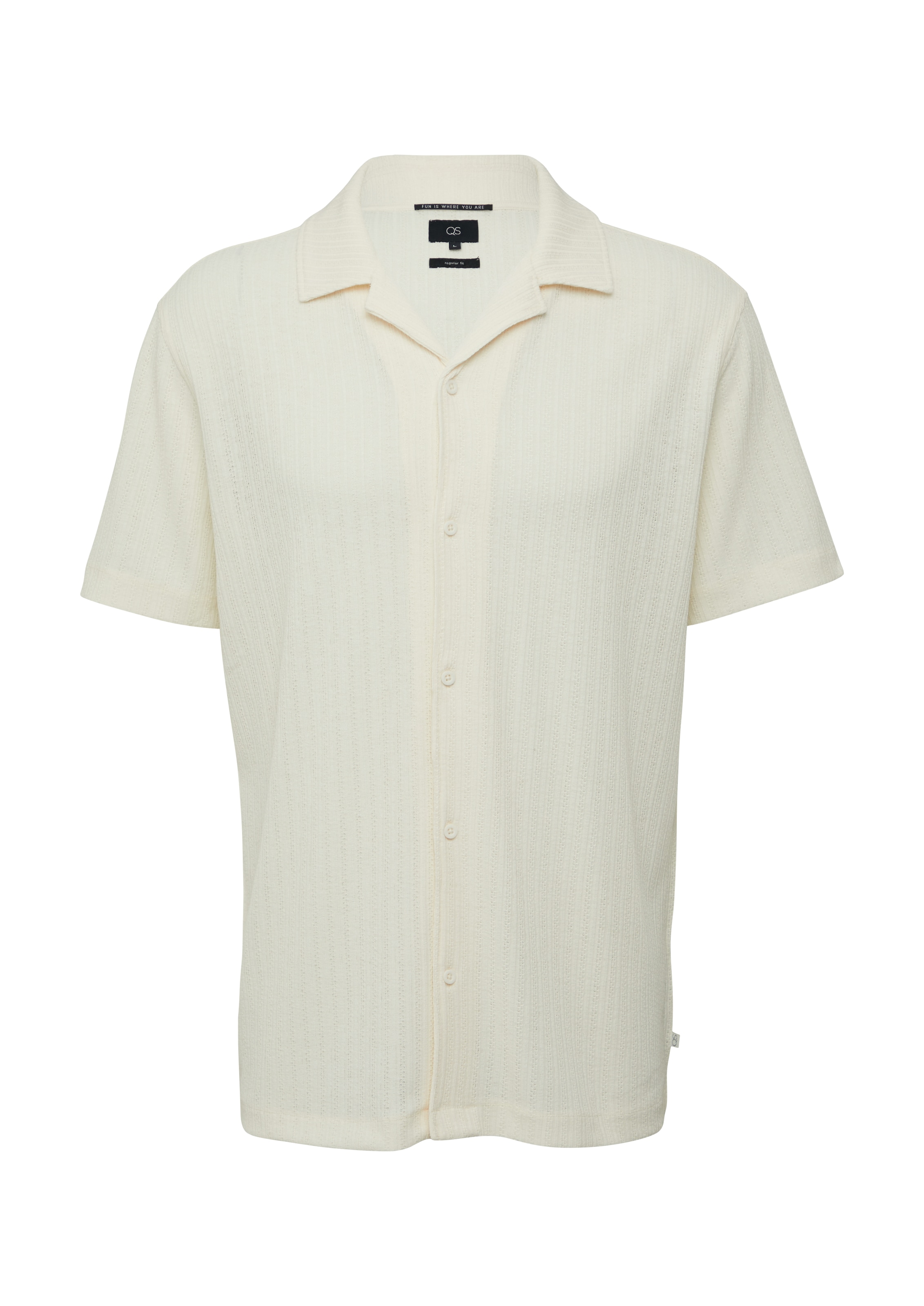 QS Hemd in ecru, Produktansicht